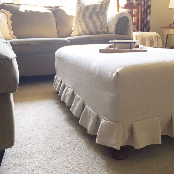 Ottoman slipcover