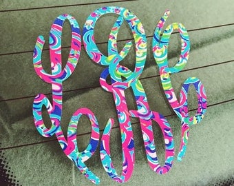 Lilly Monogram Lilly Pulitzer Monogram Lilly Empire Monogram Yeti Monogram Car Monogram