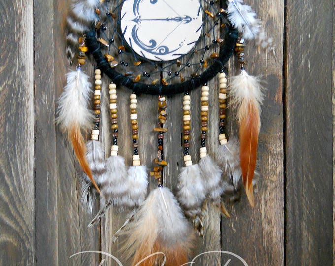 Dreamcatcher Zodiac Sagittarius, Dreamcatcher, large dream catcher, bohemian dreamcatcer, Christmas decoration dreamcatcher