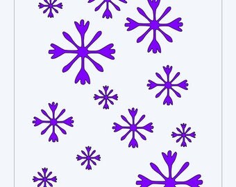 Snowflake stencil | Etsy