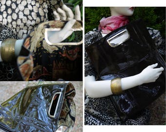 Roberta di Camerino/bag vintage 70s/PVC bag/waterproof bag/designer bag/bag/boho chic/hand bag