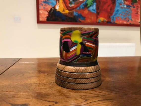 Coloured Counter Pot