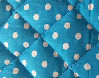 Quilted kitchen pot holder