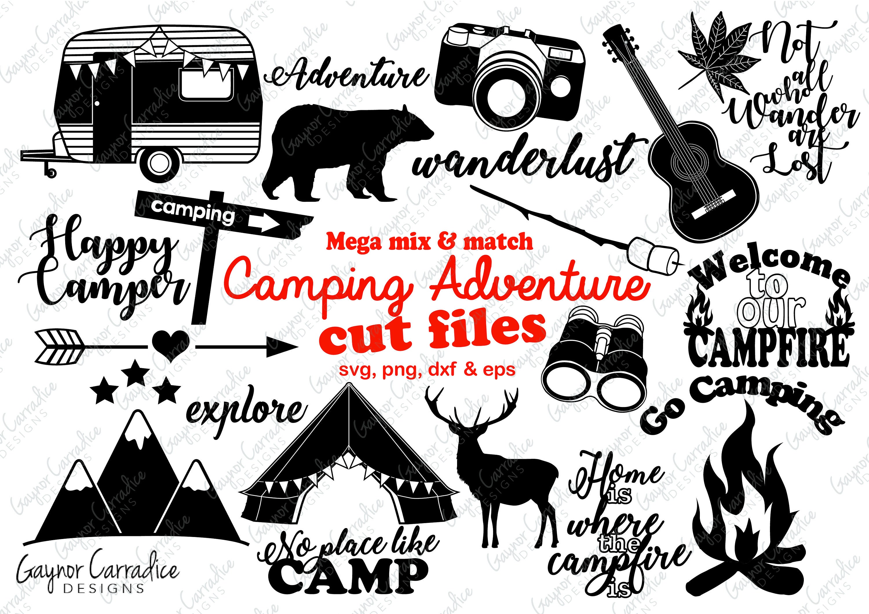 Download camping svg bundle camping svg happy camper svg adventure