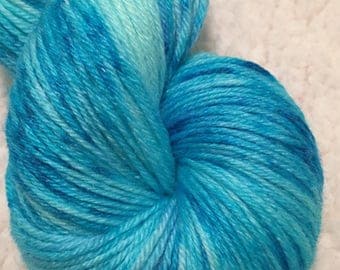 Hand dyed yarn Merino and Bamboo