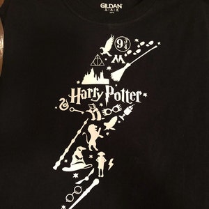 Download Harry Potter Lightning Bolt Collage SVG FILE