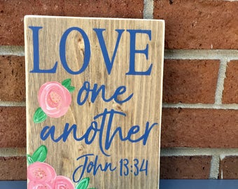 love one another bible verse john 13 34