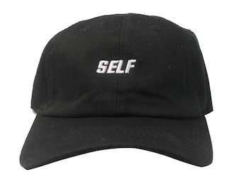 Custom Bryson Tiller Self Dad Cap, Twill Cotton Dad Hat, Justin Bieber Low Profile Adjustable Unisex Cap Yeezy Kanye West Dad Hats Cap