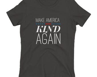 Make America Kind Again Women's Boyfriend Tee