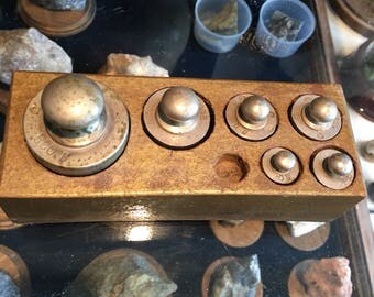 Antique scale weight
