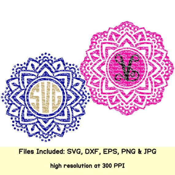 Download Mandala svg flower mandala monogram svg boho bohemian ...