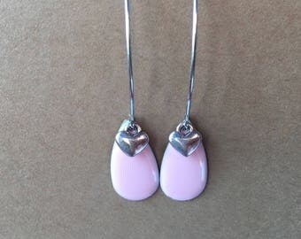 Water droplets earrings sequins