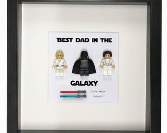 mens gift Star wars Gift for dad gift from kids brother gift custom Star wars frame personalized gift from son and Daughter gift for him