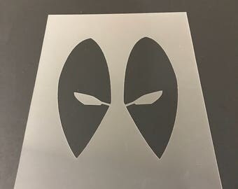 Deadpool stencil | Etsy