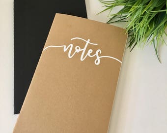 Notebook, Journal, Bible Journal, Personalized, Hand Lettered
