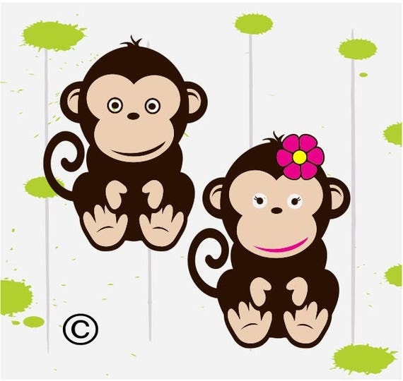Download Monkey svg Monkey clipart Monkey birthday svg Kids svg