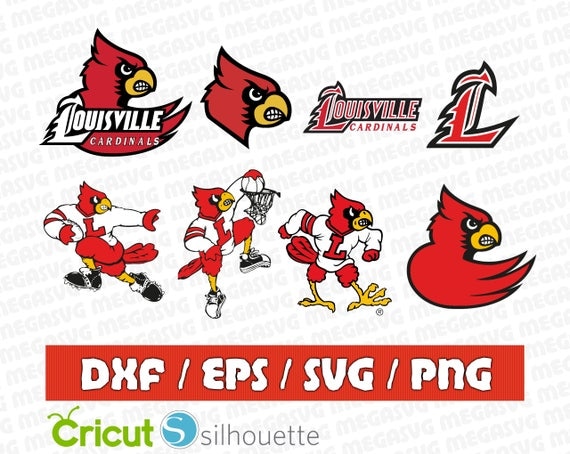 Louisville Cardinals Svg Dxf Eps Png Cut File Pack