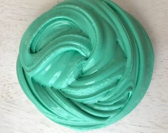 Emerald Green Fluffy Slime - Special Price
