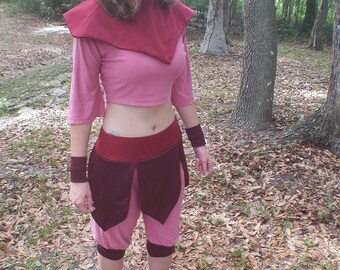 Ty Lee Costume - Avatar The Last Airbender Cosplay - Ty Lee Acrobat Cosplay - Avatar: The Last Airbender Fire Nation Cosplay
