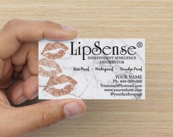 Lipsense Business Card Senegence Join Team Card 3 5x2 Polka Dot And Lips From Senegence Business Card Template