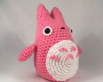 pink totoro plush