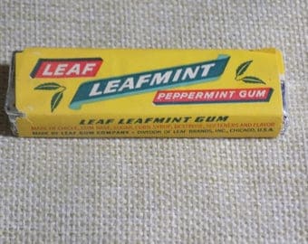 RARE - LEAF Leafmint Peppermint Gum Pack with 5 Sticks - Use this coupon code at checkout for 25% off: NICKZ6151C
