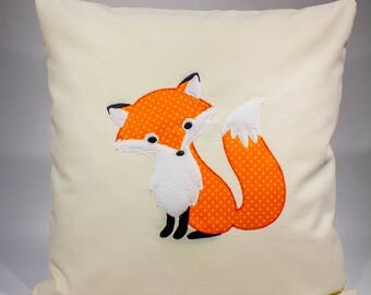 Fox Baby Pillows, Woodland Nursery Decor, Woodland Creature, Woodland Animal Rustic Nursery Bedding, Orange Woodland Fox Nursery decor