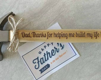 Personalized Hammer,Engraved Hammer,Gift for Dad,Fathers Day Gift,Groomsman Gift,Best Man Gift,Father of Bride,Father of Groom,Claw Hammer