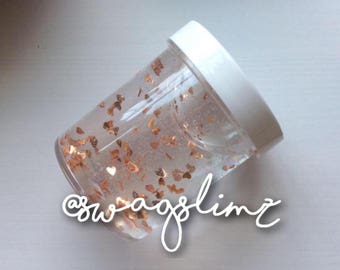 Clear slime w/ copper hearts