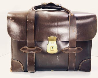 vintage military briefcase