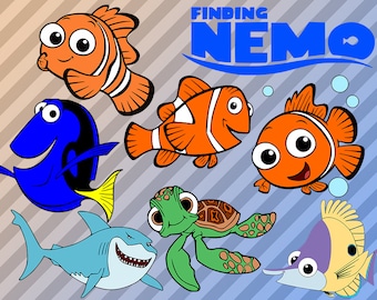 Download Finding nemo svg | Etsy