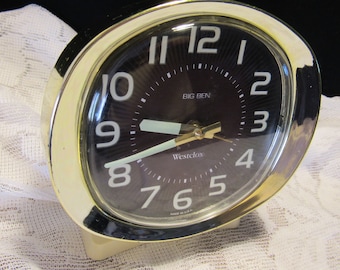 Vintage Westclox Big Ben Alarm Clock For Parts or Repair