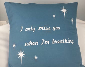 Decorative Pillow, Quote on Pillow, Heat Press Vinyl