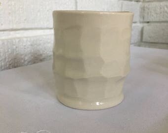 Carved Porcelain Espresso/Wine cup