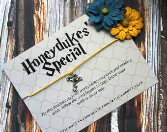 Honeydukes Wish Bracelet, Harry Potter Wish Bracelet, Harry Potter Jewelry, Wish Upon Your Wrist, Wish Bracelet, Harry Potter Gifts