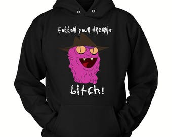 Funny Rick and Morty Hoodie ( All Sizes ) - Rick & Morty SweatShirt – Awesome Rick and Morty Gift - Rick Sanchez Your Opinion Means Little