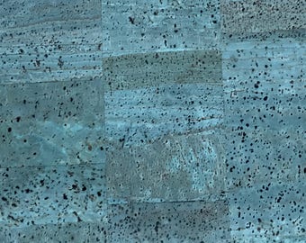 Cork Fabric - Blue Cork Fabric - EcoFriendly - Made in Portugal