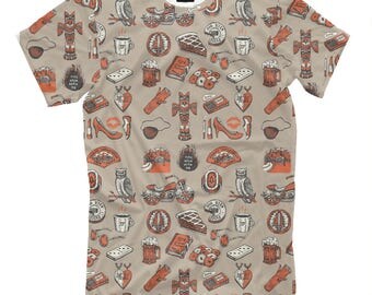 Twin Peaks Symbols Men's Women's T-Shirt