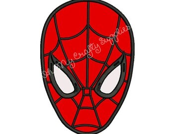 Spider Face Applique Design