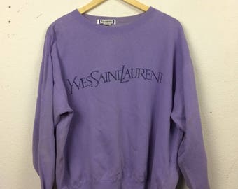 yves saint laurent vintage sweatshirt