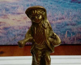 brass human figurines,brass children figurines,solid brass figurines