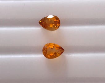 Natural Citrine Pear Cut 9X7MM AA Quality Excellent Cut 1Pc For Jewelry