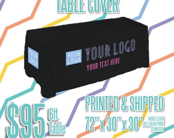 LLR Table Cover - Black 6ft.