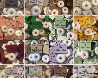 SALE!! Buy 500 get 250 free!!Buy 300 get 120 free!! Buy 200 get 70 free!! Buy 100 get 50 free!! Mint To Be Wedding Favors LOTS of colors