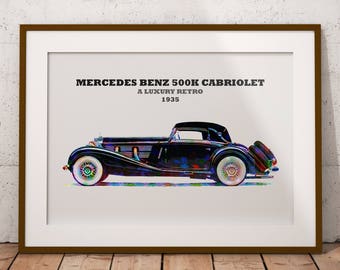 Mercedes benz poster | Etsy