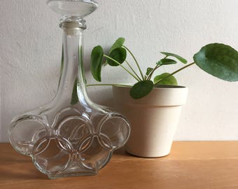Vintage Olympic Glass Carafe