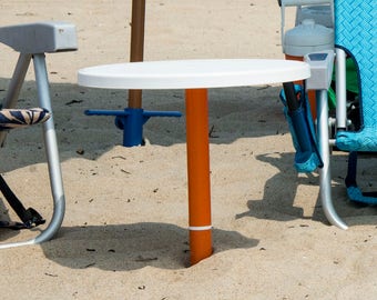 beach table-portable beach table--beach- gift for girlfriend- boyfriend-yard table-portable table --table decor--beach table-Birthday gift