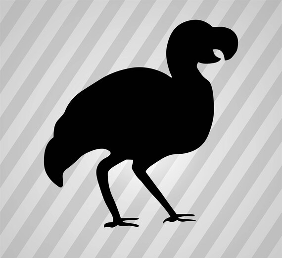 Download Bird Silhouette Dodo Svg Dxf Eps Silhouette Rld RDWorks Pdf