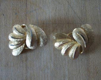 Vintage Goldtone earrings marked BSK
