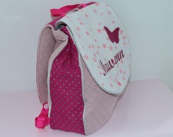 Cartable sac à dos personnalisable pour crèche ou maternelle tout étoilé